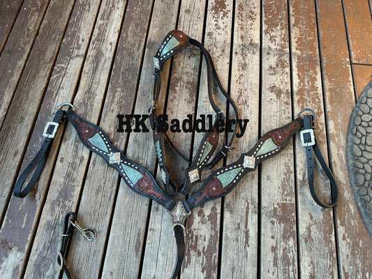 Green gator inlay